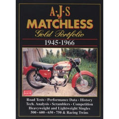 AJS & Matchless Gold Portfolio 1945-1966 - Road Test Books