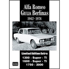 Alfa Romeo Giulia Berlinas Limited Edition Extra 1962-1976 - Road Test Books