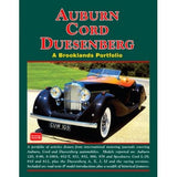 Auburn Cord Duesenberg A Brooklands Portfolio - Road Test Books