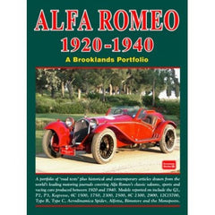 Alfa Romeo 1920-1940 A Brooklands Portfolio - Road Test Books