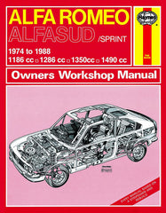 Alfa Romeo Alfasud/Sprint (74 - 88) up to F Classic Reprint (Workshop Manual)