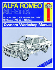 Alfa Romeo Alfetta (73 - 87) up to E Classic Reprint (Workshop Manual)