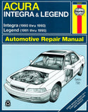 Acura Integra and Legend (90 - 95) (USA) (Workshop Manual)