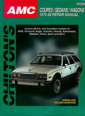 AMC Coupes/Sedans/Wagons (75 - 88) (Chilton USA) (Workshop Manual)